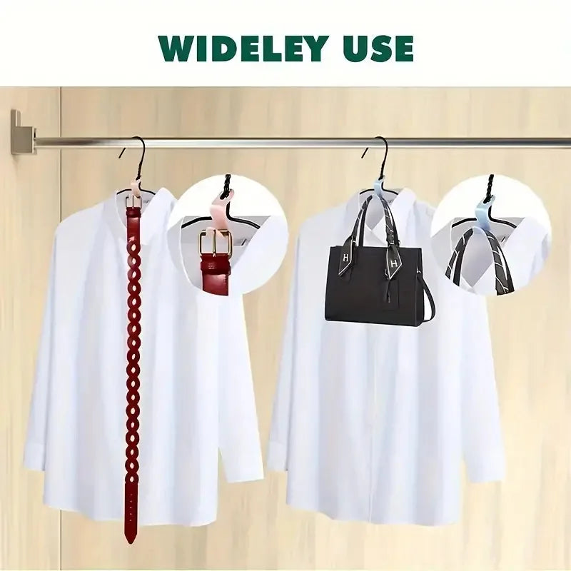 5-50Pcs Clothes Hanger Hooks Organizer Connect Multifunction Cascading Plastic Bedroom Wardrobe Storage Space Saving Coat Hook