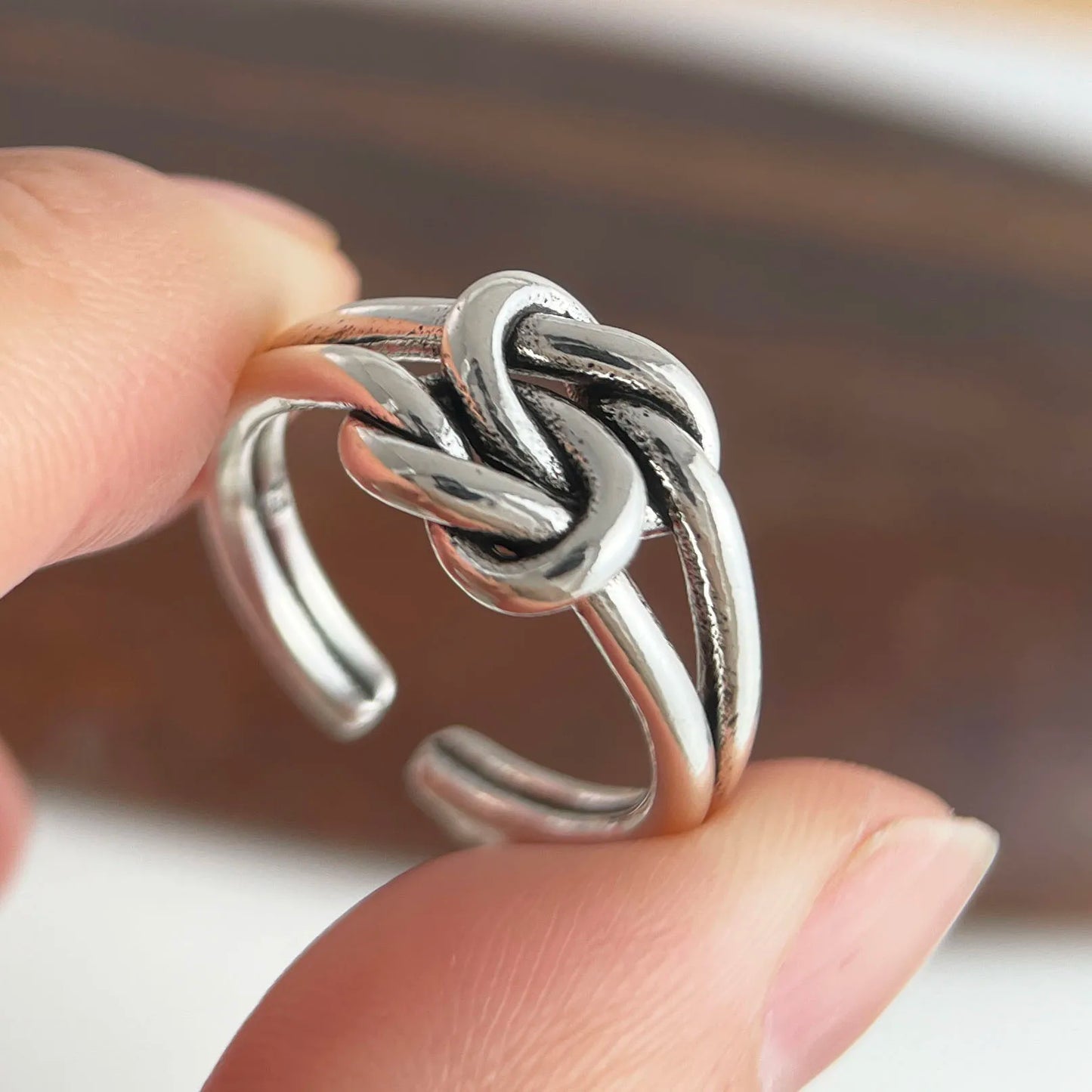 925 Sterling Silver Rings For Women Men Wide Vintage Feather Open Ring For Birthday Party Gift