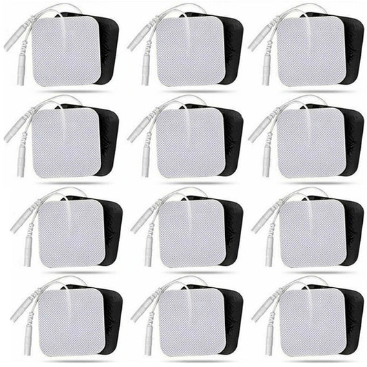 100P/50P 4x4cm Muscle Stimulator Electrode Pads Non-woven Fabric Self Adhesive Replacement Pads for Tens Digital Machine
