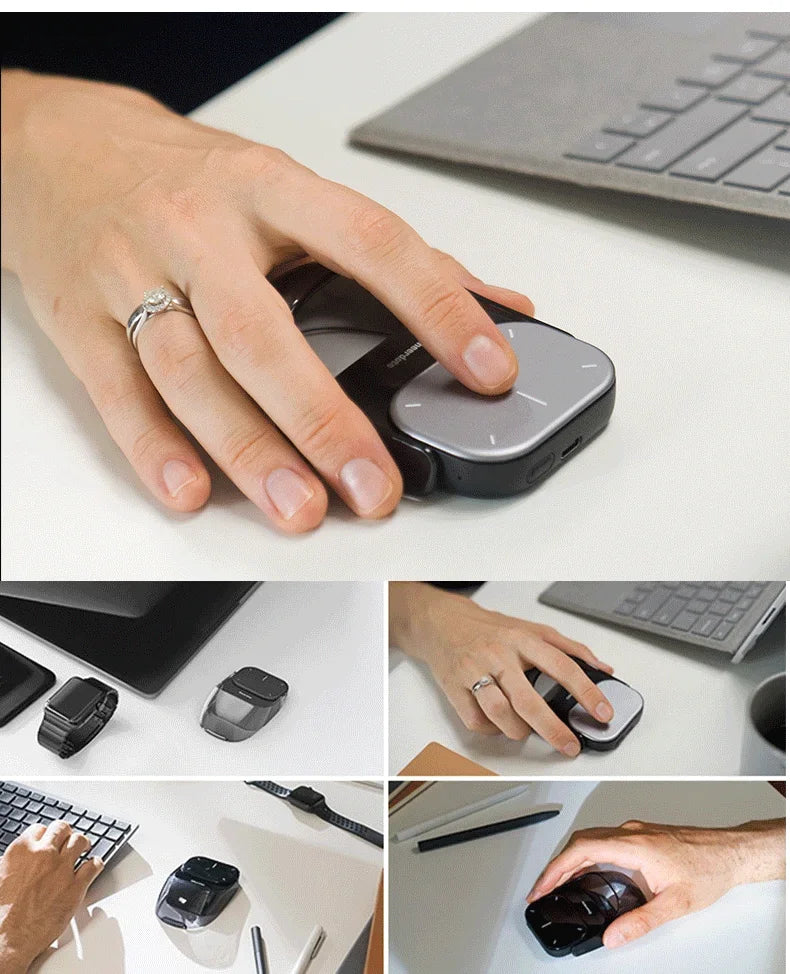 Cheerdots 2 Detachable Air Mouse Wireless Touchpad Laser All-in-one AI Recording ChatGPT Mobile Presenter Remote Control Custom