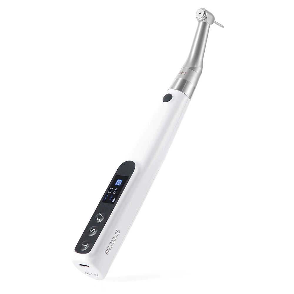 AZDENT Dental Implant Motor Electric Wireless Torque Driver Implant Torque Wrench with 16pcs Screwdrivers Contra Angle Motor