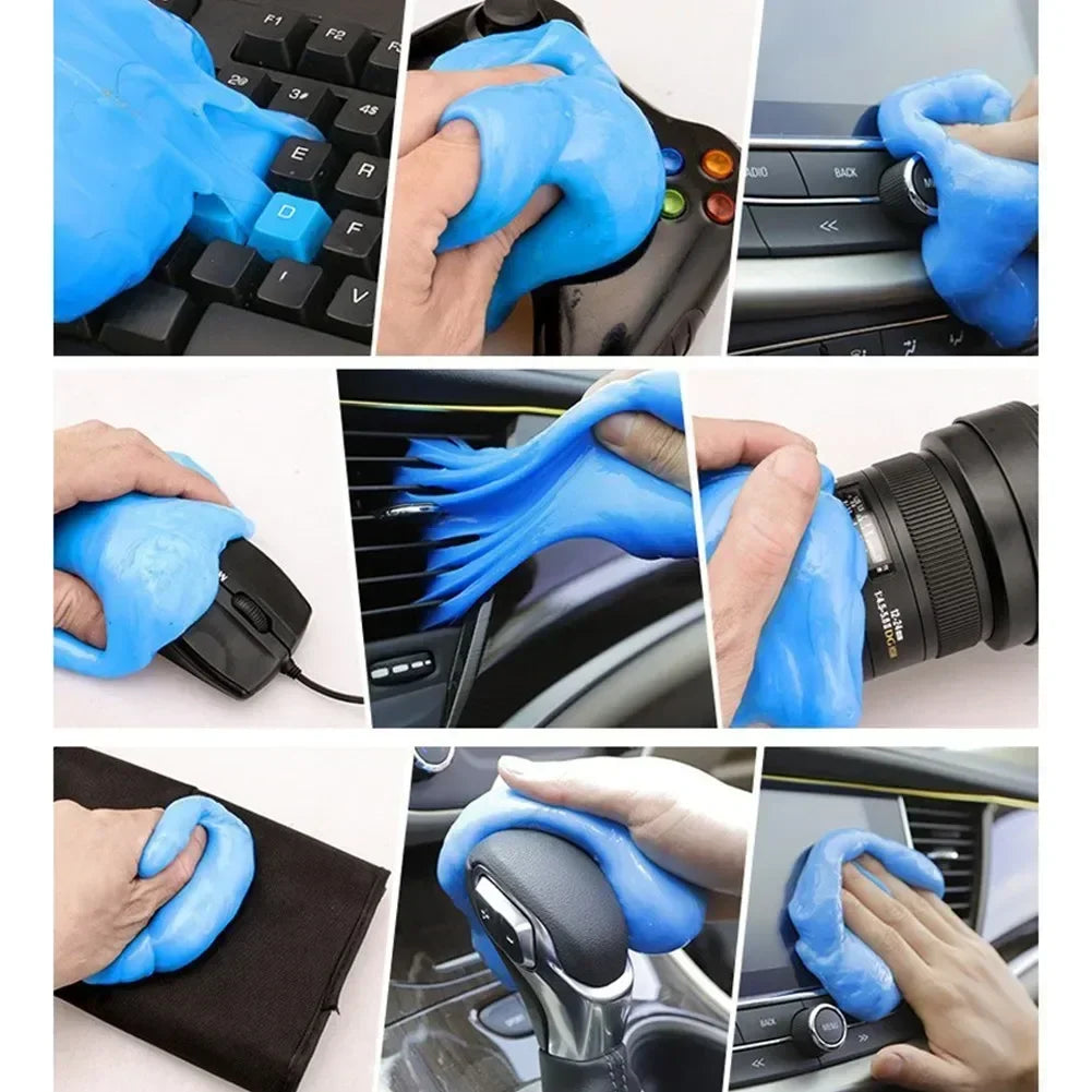 Super Dust Clean Clay Dust Keyboard Cleaner Slime Toys Cleaning Gel Car Gel Mud Putty Kit USB for Laptop Cleanser Glue Cars Part