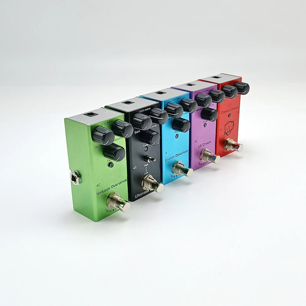 Electric Guitar Pedal Vintage Overdrive/US Dream/Classic Chorus/Vintage Phase/Tremolo/Analog Delay/Digital Delay/Ultimate Drive