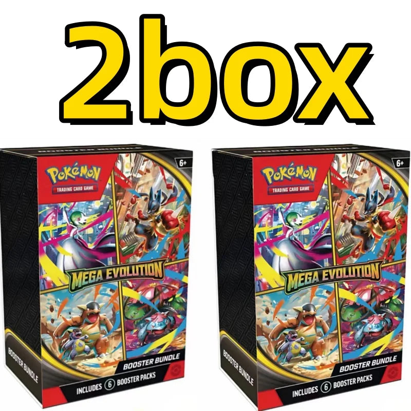 Pokemon PTCG English Mega Phantasmal Flames Scarlet Violet 151 Booster Bundle Version ME02 Trainer Box Collected Trading Cards