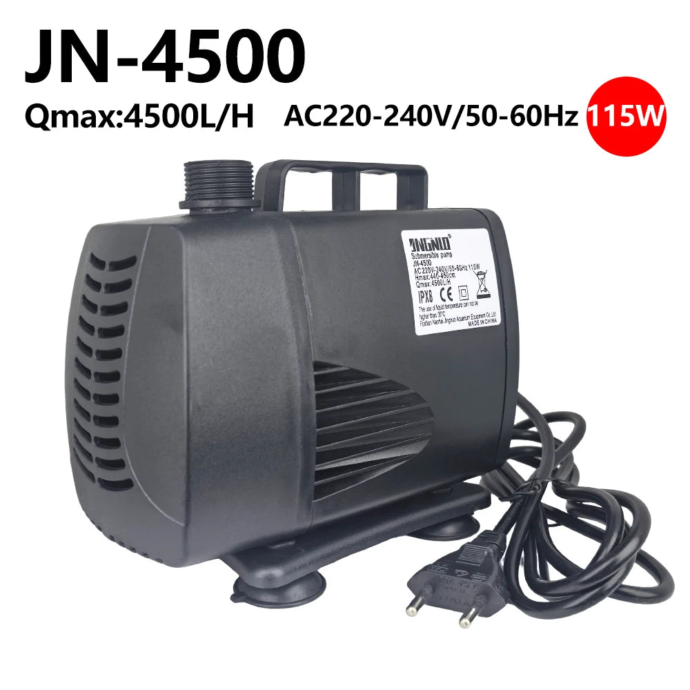 AC220V Multi-functional Silent Aquarium Submersible Pump, Landscape Large-flow Water Spray Pump,Fish Pond Water Circulation Pump