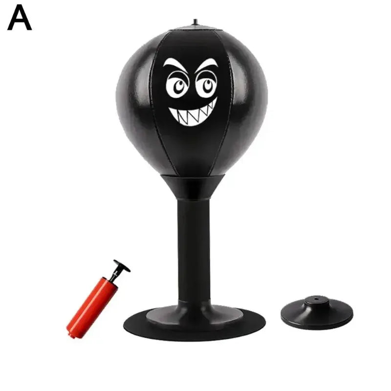 Stress Reliever for Children Punching Bag Toy with Suction Cup Stress Buster Desk Boxing Punch Ball Reduce Tension Toys