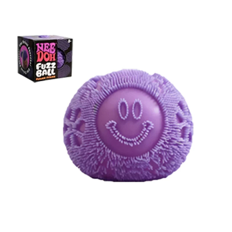 NeeDoh Fuzz Ball Series Desktop decompress Ornament Stress Relief Toys Squishy Toys for Under Pressure Fun Soft Stress Ball gift