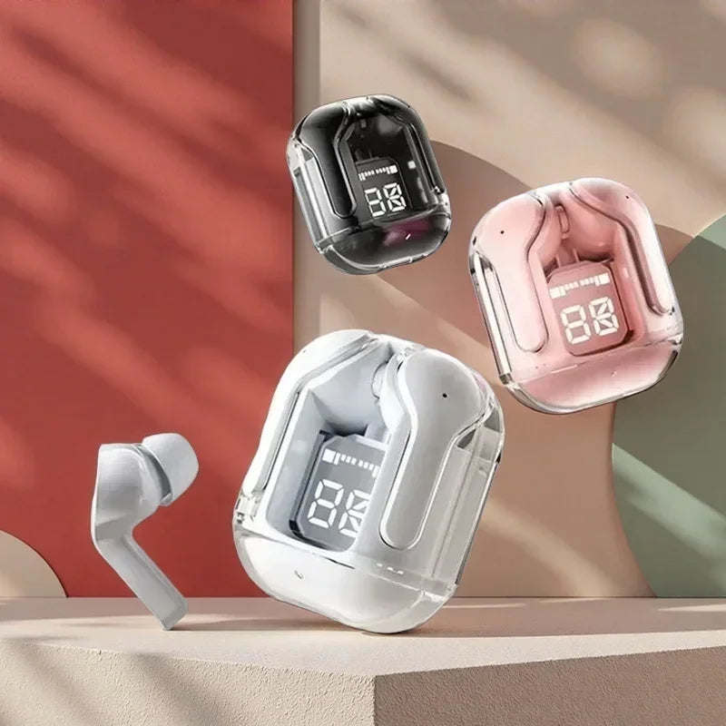 T2 Wireless Mini Earbuds LED Power Digital Display TWS Wireless Headset Stereo Bluetooth Headphones 5.3