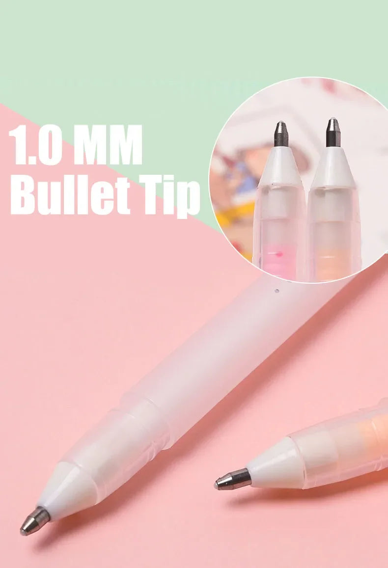 Candy Color Glue Pen Handbook Dispensing Pen Quick-Drying Dot Gule Stick DIY High Viscosity Glue School Office Supplies