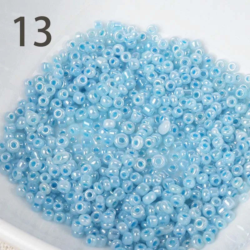 Gold and Silver Color 2mm 3mm 4mm Crystal Glass Spacer beads,Czech Seed Beads For Jewelry Handmade DIY BLUV03X