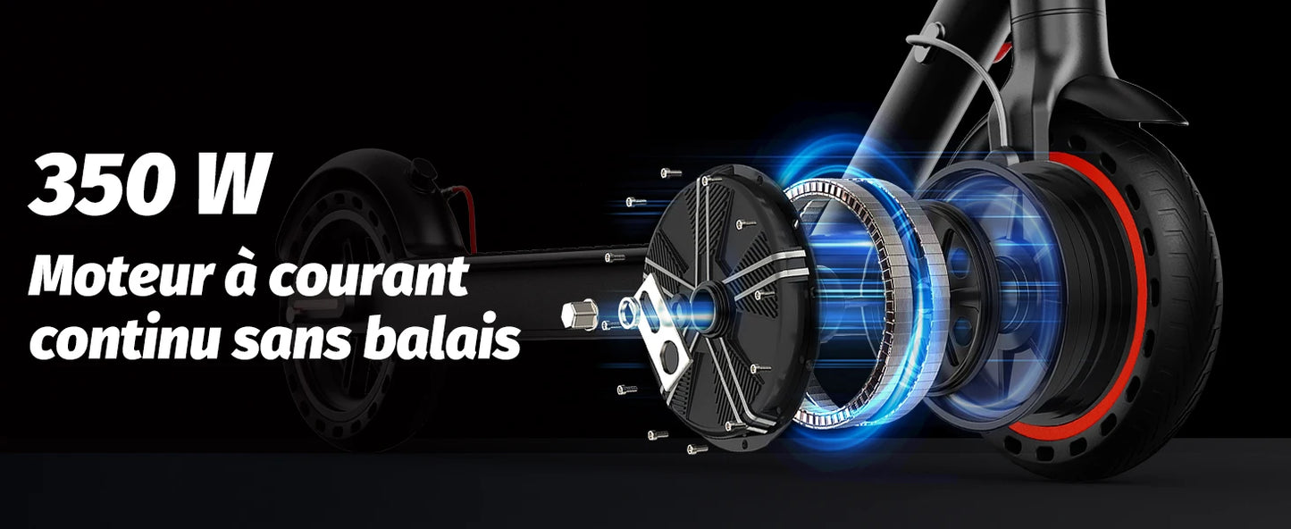 TODIMART T3 Electric Scooter 350W 7.5AH 36V 25KM/H Foldable E Scooter battery 8.5 inch Wheel EScooter For Adult Children
