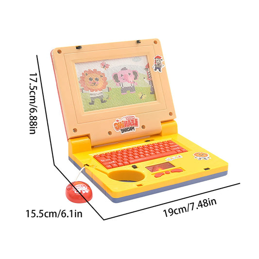 Children's computer toys, simulation laptops, lighting, music, early education and educational gifts