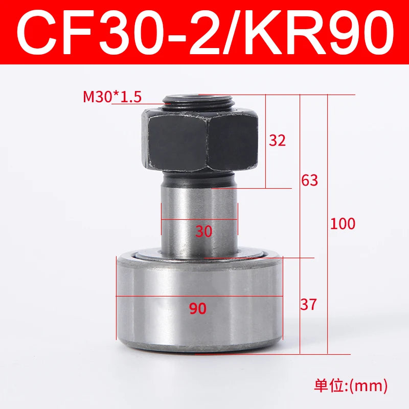 Cam Needle Roller Bearing Bolt Type CF3 CF4 CF5 CF6 CF8 CF10 CF12 CF16-CF30 KR10 KR12 KR13KR16-KR90 Wheel And Pin Bearing