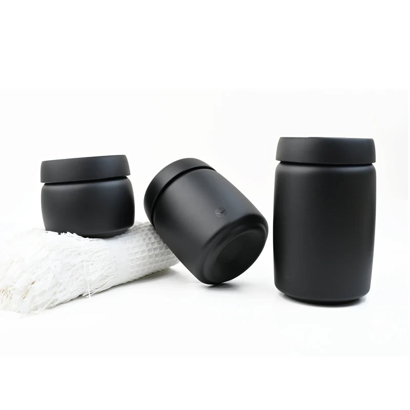 CAFEDE KONA Stainless Steel Sealed Tank Stainless Steel Vacuum Sealed Canisters For Coffee Beans,Tea, Kitchen Storage Containers