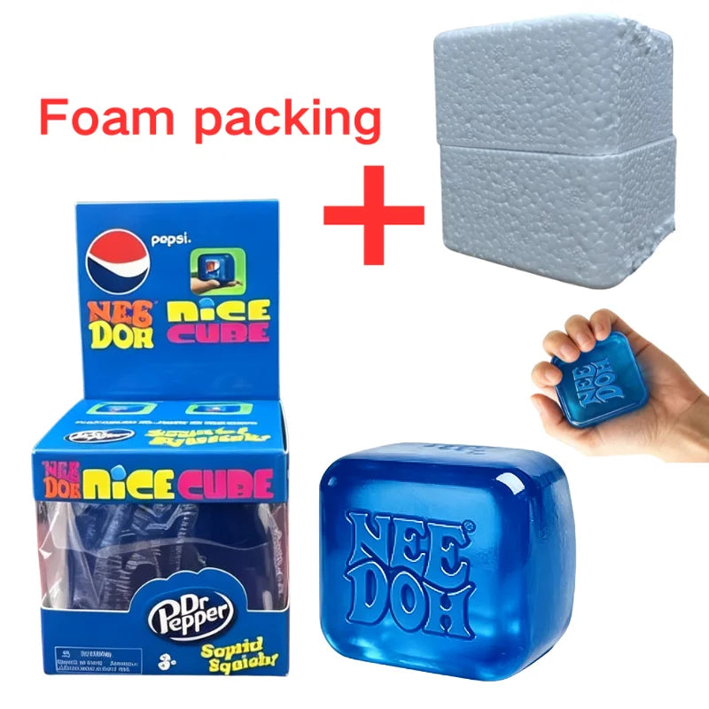 Nee DOH Model Soft Squishy Toy  Nice Cube Sensory Stress Reliever Fidget Tool for Anxiety for Adults & Kids Premium in Stock