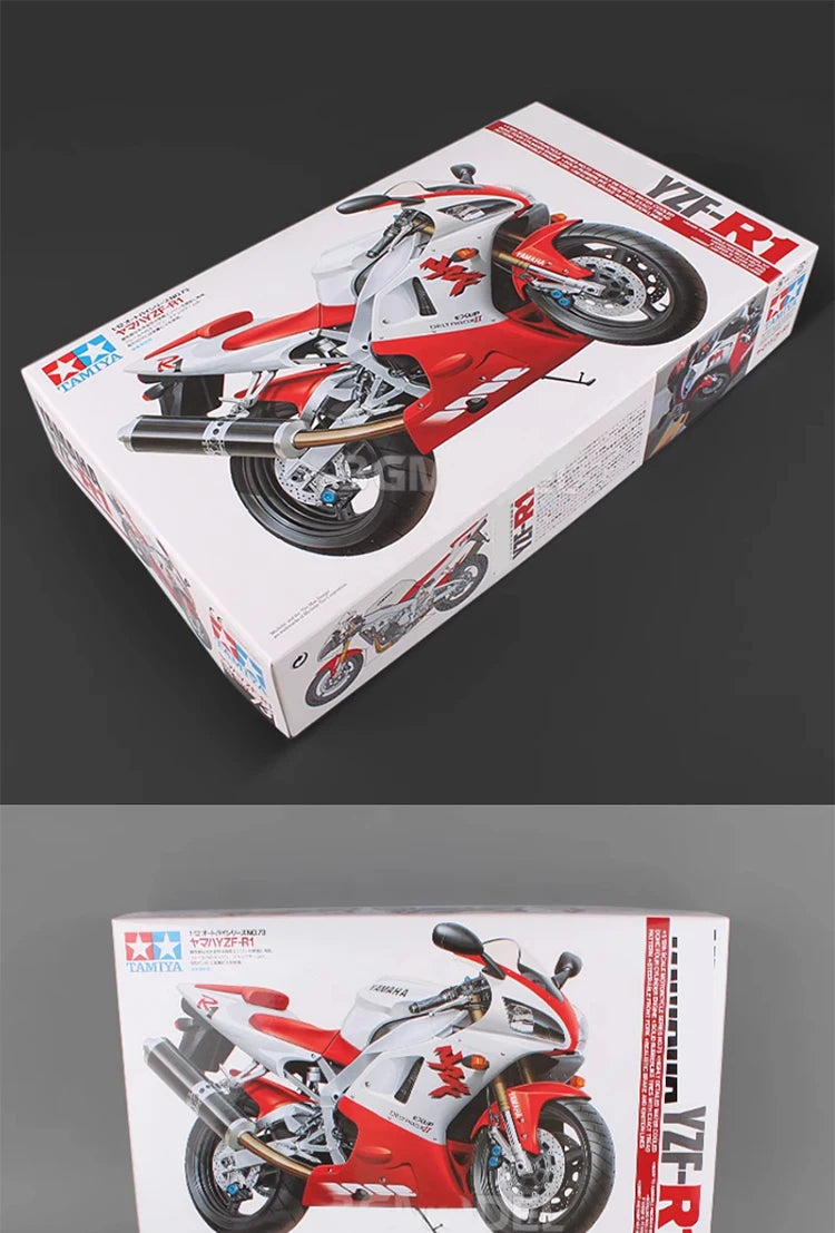 TAMIYA Plastic assembled motorcycle proportional model kit 14073 YZF-R1 Racing Car 1/12 Toy DIY