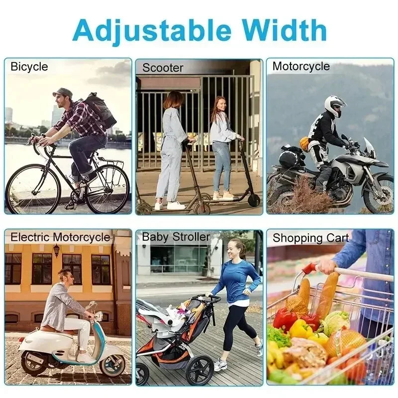 ALYNIC 360° Rotatable Electric Bicycle Phone Holder for iPhone Riding MTB Bike Moto Motorcycle Stand Bracket Non-slip Cycling