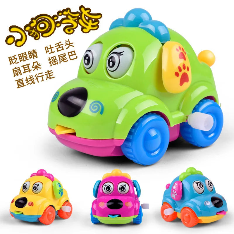 New Clockwork Toy Cartoon Winding Creative Cute Chain up car Small Animal Gift