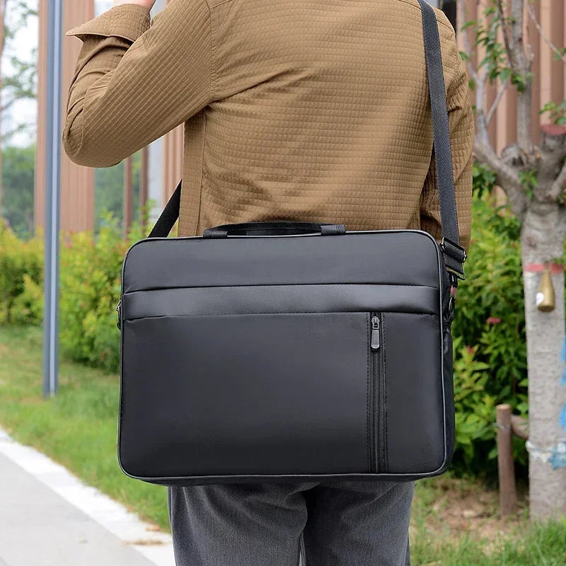 15.6 Inch Men's Handbags Laptop Bag Outdoor Business Trip Black Portable Large Capacity Computer Organizer Bags Мужская сумка 가방
