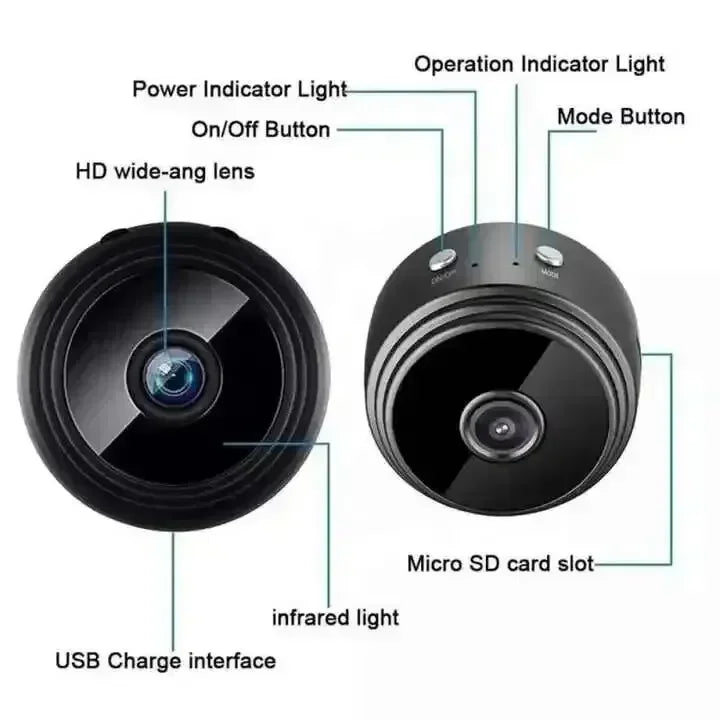 A9 WiFi Mini Camera Wireless Video Recorder Security Protection Camera Smart Home Monitoring Camera For Infants And Pets 2026