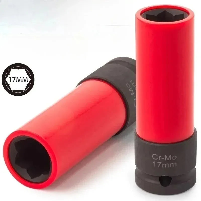 For S Series 17mm Anti-Theft Wheel Lock Nut Removal Socket Car Repair Socket Wrench Tool