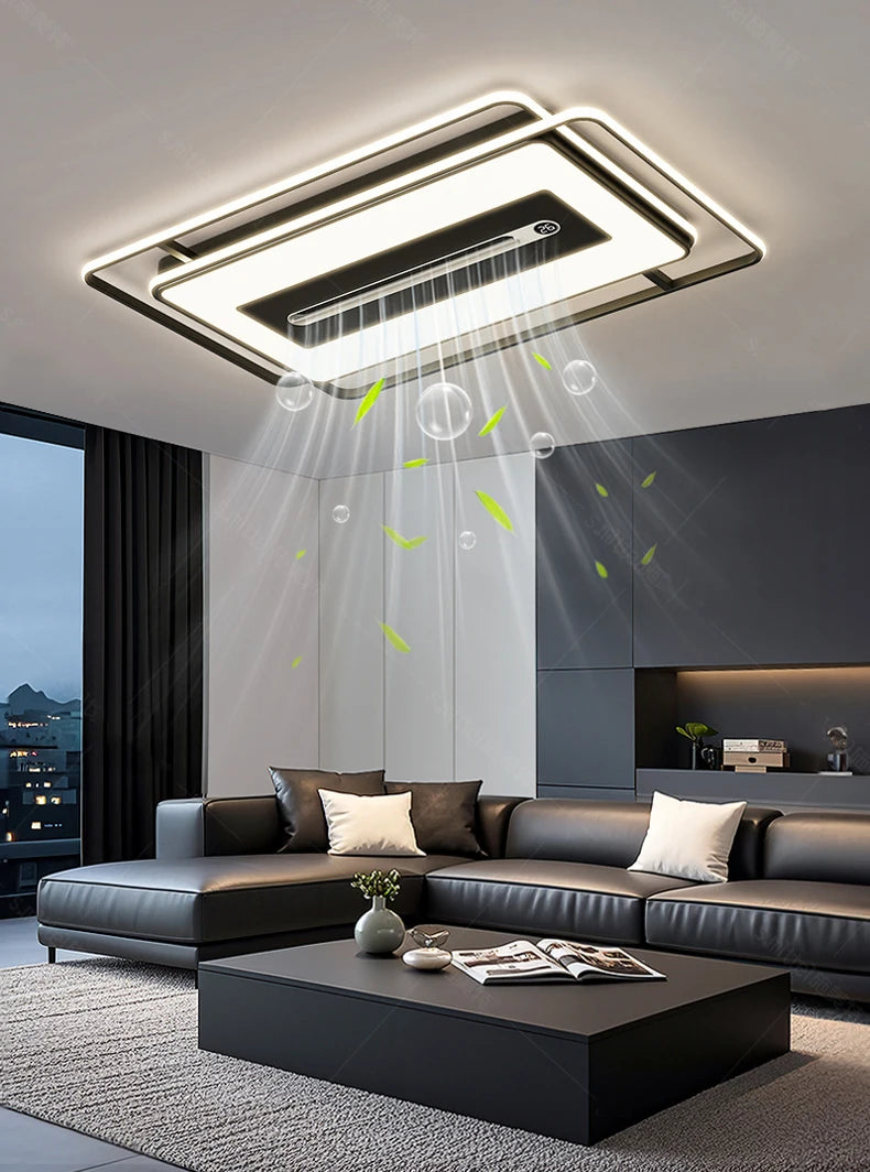LED ultra-thin ceiling light, modern and simple living room lighting fixture, 2026 new atmospheric rectangular bedroom light