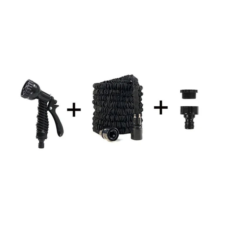Expandable Magic Hose High-Pressure Car Wash Cleaning Water Gun Home Garden Watering Water Pipes Gardening Supplies 25FT-100FT
