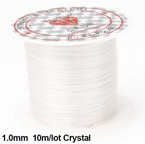 100m/Roll Elastic Crystal Jewelry Cord Beading String Strong Stretchy Thread Cords for DIY Necklace Bracelet Jewelry Making