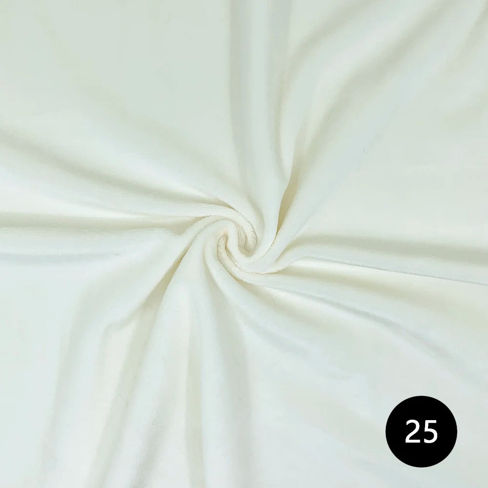 1.5mm Super Soft Short Plush Fabric Thick Crystal Super Soft Flannel Plush Toy Handmade Diy Fabric 45x50cm