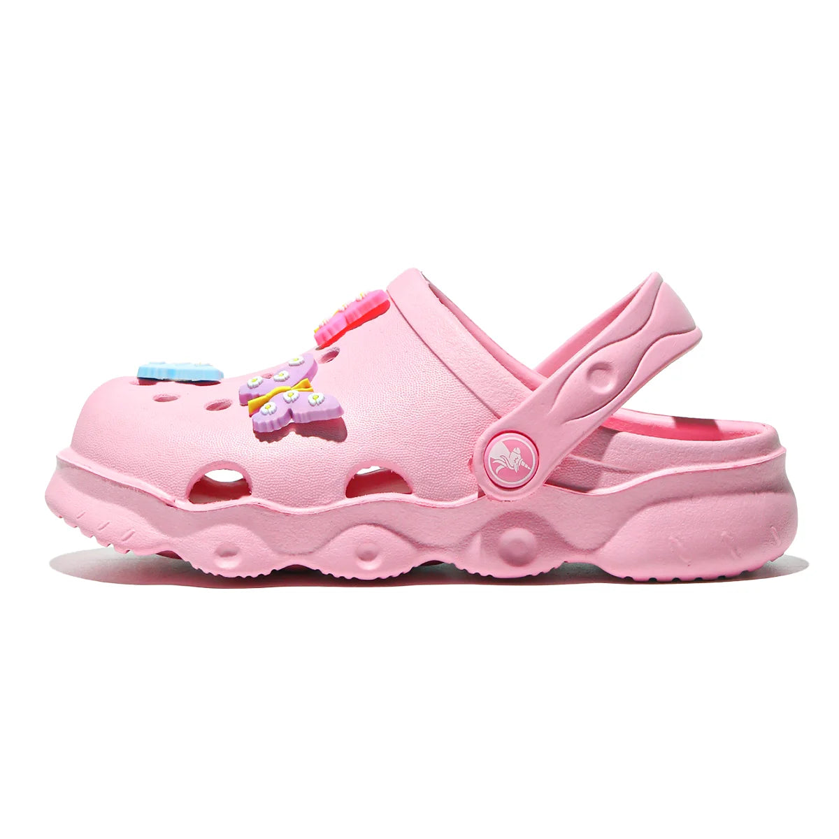 Comfortable and lightweight girls' clogs, can be worn in all seasons, exquisite butterfly shoes,summer hot beach shoes 1214