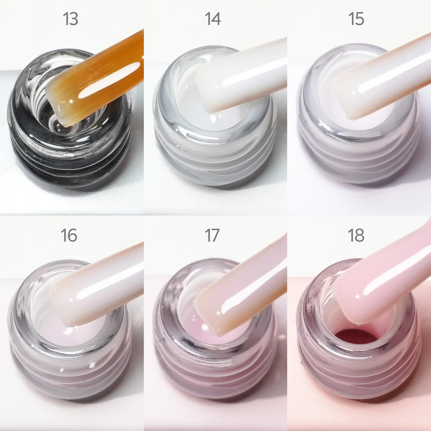 CANNI Nail Gel Polish HEMA/TPO FREE Extension UV Gel Builder Nail Gel In Bottle Semi Permanent Rubber Base Self-leveling Gel