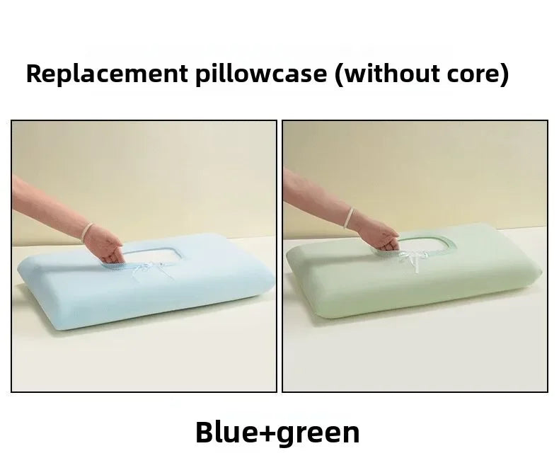 Summer Ice Silk Cooling Pillow Case, Open Style Elastic Edge Cover, Breathable Cool Feel Soft Pillow Protector for Better Sleep