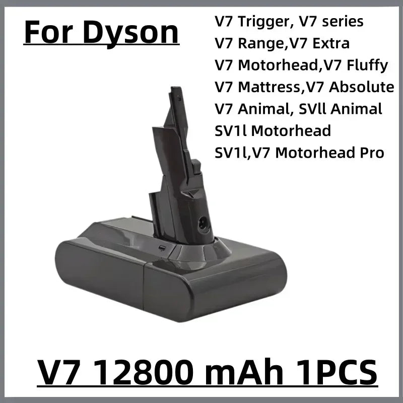100%New Compatible with Dyson V10 V8  V11 V15 V7 Series SV07 SV09 SV10 DC62 Vacuum Cleaner rechargeable battery