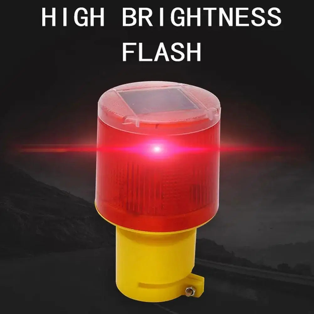 1/8Pcs Strobe Signal Warning Solar Light Flashing lights for fence construction Ceiling Security Alarm Flashing Lamp