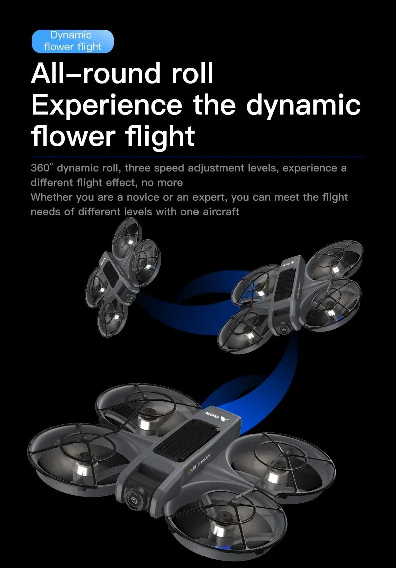 NEW Lenovo X226/X226VR Mini Drones 4K Professional Remote Control Helicopter Plane RC Dron with Screen Quadcopter Toys Gift