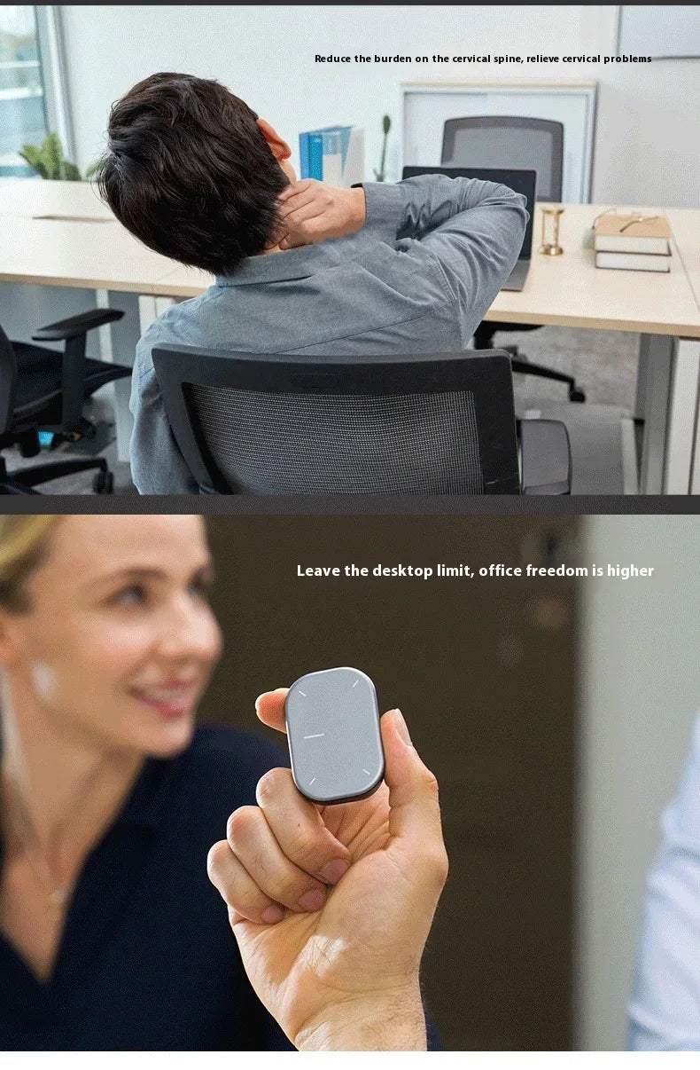 Cheerdots 2 Detachable Air Mouse Wireless Touchpad Laser All-in-one AI Recording ChatGPT Mobile Presenter Remote Control Custom