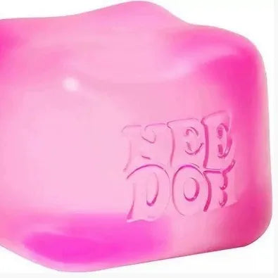NeeDoh Jellyfish & Cube Squish Stress Relief Sensory Toy, Soft Gel Squeeze Toy for Kids and Adults