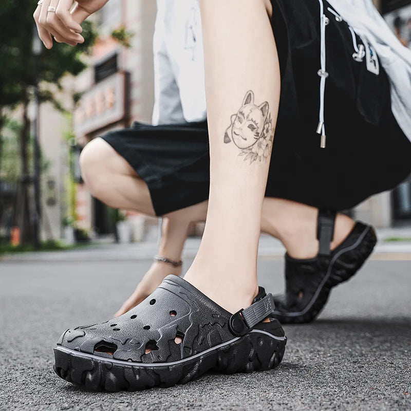 Factory Cheap EVA Men's Clogs Shoes Lightweight Wholesale Plastic Clog Men Beach Working Sandals with Men Clogs&Mules Big Size47