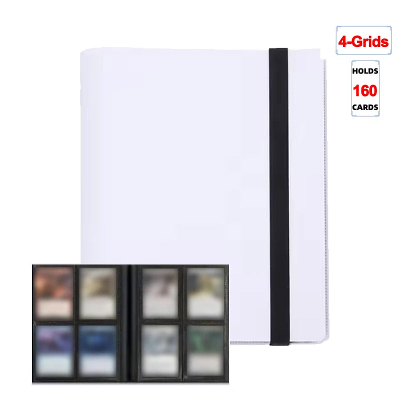 1Pc Card Binder 160/360/480 Trading Card Holder Book PP Cover Binder For Cards Durable Side Loading Card Book With Gaming Cards