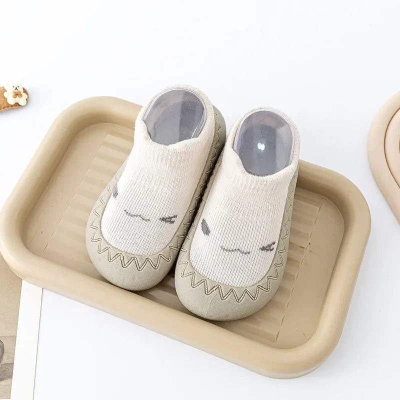 Baby Socks Shoes Infant Cute Cartoon Kids Boy Shoes Soft Rubber Sole Child Floor Sneaker BeBe Booties Toddler Girls First Walker