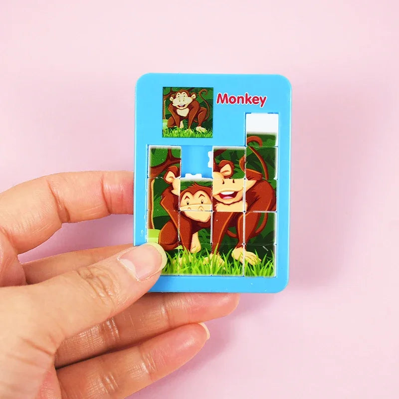10-50 Pcs Fun Cartoon Jigsaw Animal Puzzles Game Kids Educational Toy Birthday Party Guest Treat Gift Favors Pinata Filler Prize