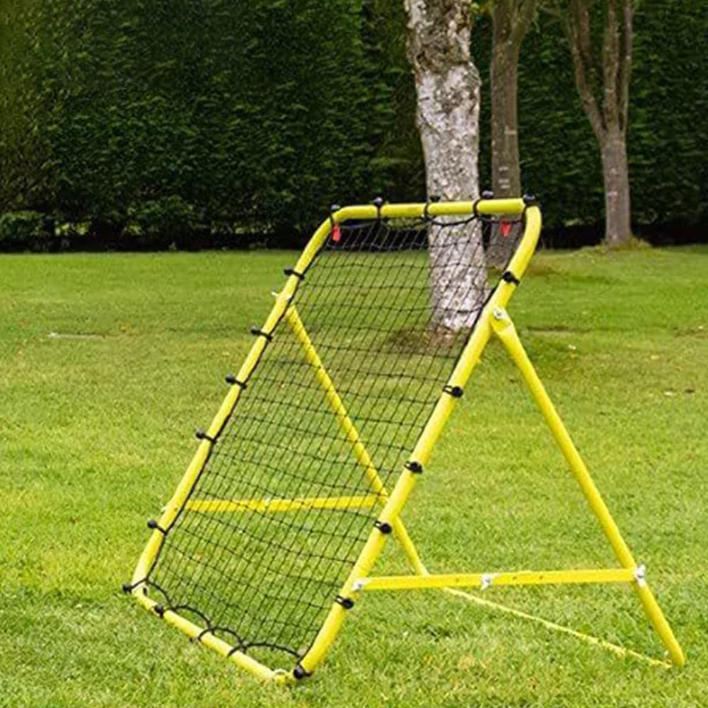 Soccer Rebounder Net with 20 Elastic Ropes Soccer Bounce Back Net Rebound Net Training Aid for Kids Teens & Adults