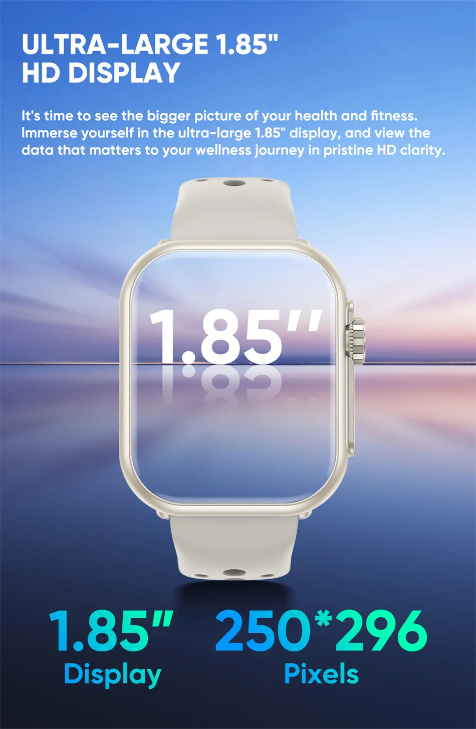 Watch Ultra K62 Men Women 1000mAh AMOLED 100+Sport Heart Rate HD Bluetooth Call GPS Track Waterproof Smart Watch For iOS Android