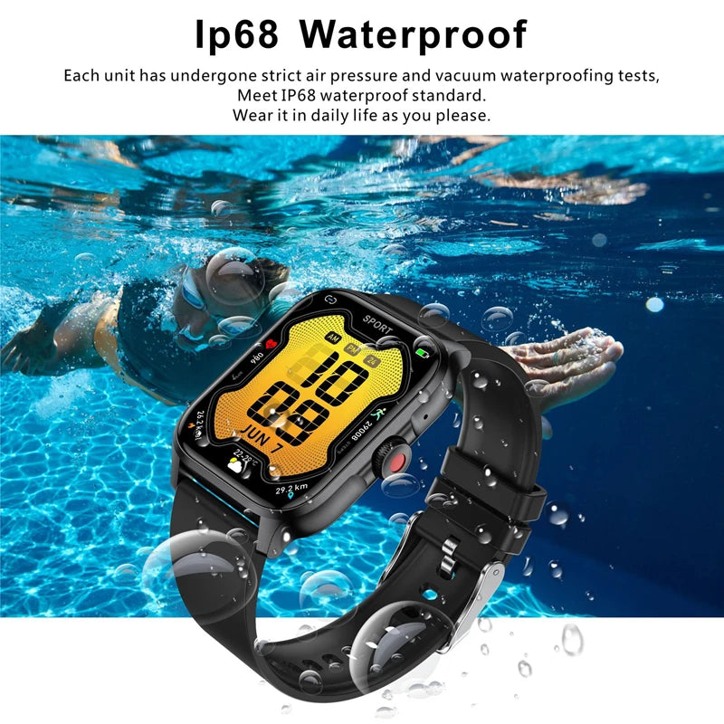 Lenovo QX15 Smart Watch Men & Women Full Touch Screen Sport Fitness Watch Man Waterproof Bluetooth For Ios Android Smartwatch
