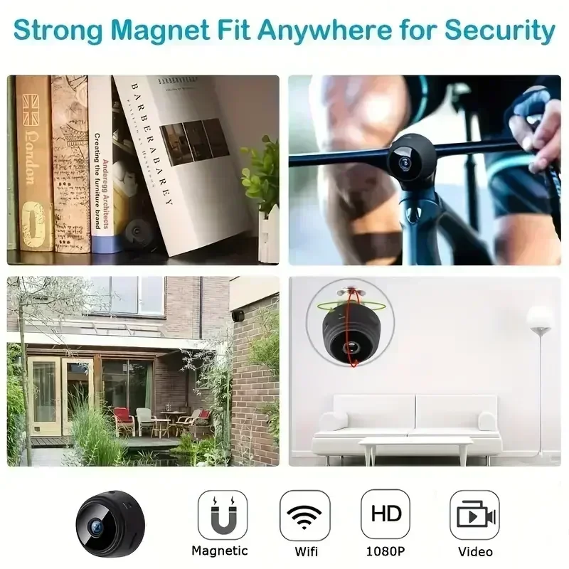 A9 WiFi Mini Camera Wireless Video Recorder Security Protection Camera Smart Home Monitoring Camera For Infants And Pets 2026
