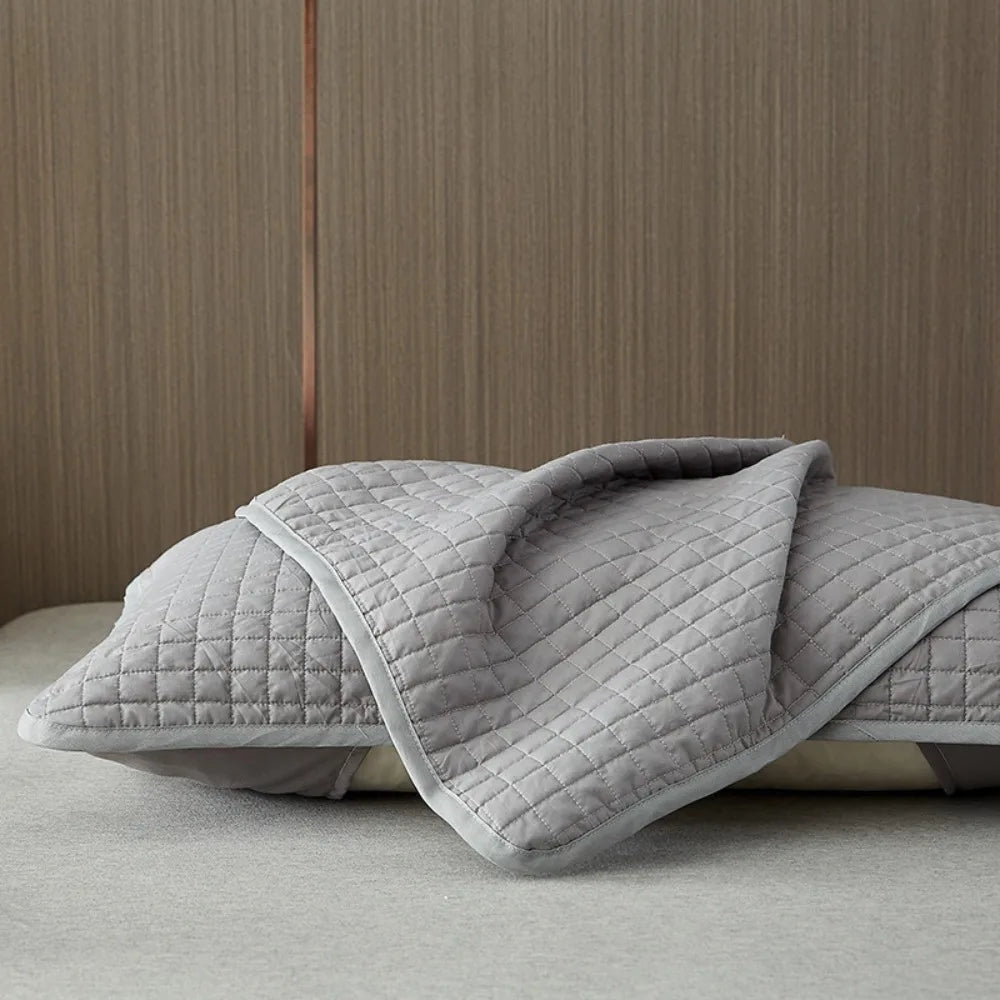 Anti Comfortable Cotton Pillow Cover Head oil Isolation layer Pillow Case Protector Sweatproof Waterproof Pillowcase household