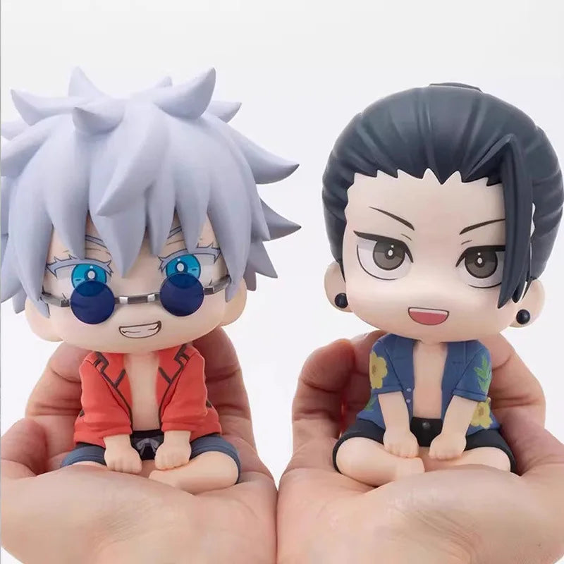 Jujutsu Kaisen Gojo Geto Suguru Jujutsu High Figure Doll Palm-Sized Itadori Yuji & Fushiguro Megumi PC Case Decoration Model