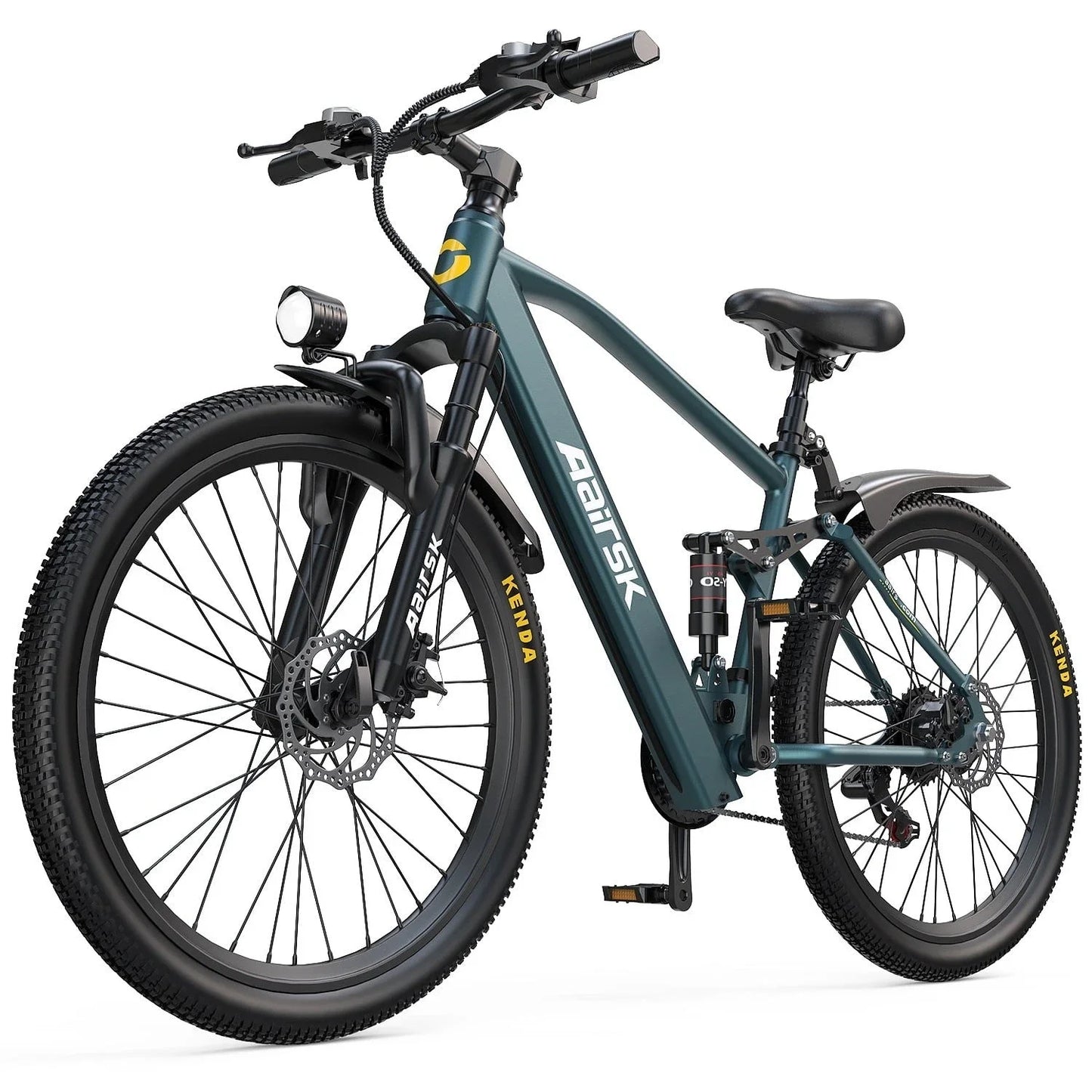 Aairsk GT900 Ebike 250W Motor 36V13AH Battery Electric Bicycle Mountain 26''Off-road Full Suspension Adult Electric Bike