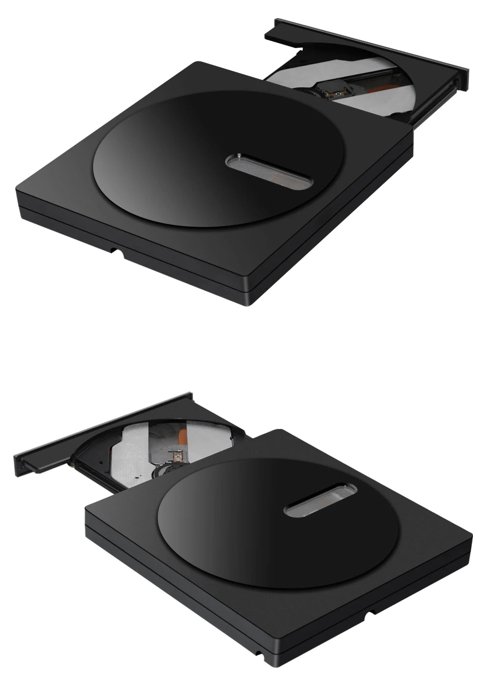 Deepfox USB 3.0 Slim External DVD RW CD Writer Drive Burner Reader Player Optical Drives For Laptop PC Dvd Burner Dvd Portatil