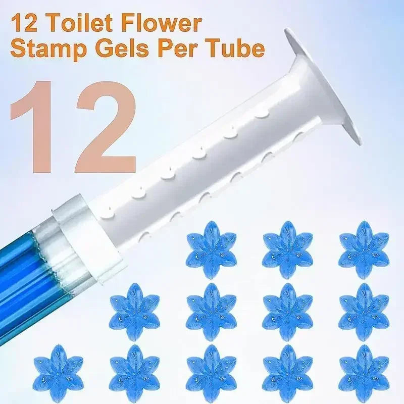 Toilet Cleaner Gel Stick, Solid Aromatherapy Air Freshener, Long Lasting Fragrance Deodorizer for Bathroom Odor Elimination